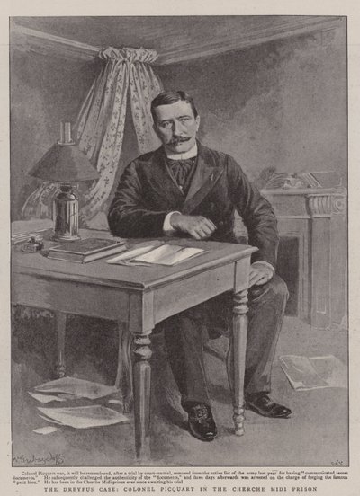 قضية دريفوس ، العقيد بيكوارت في سجن شيرشي ميدي بواسطة جريبيدوف